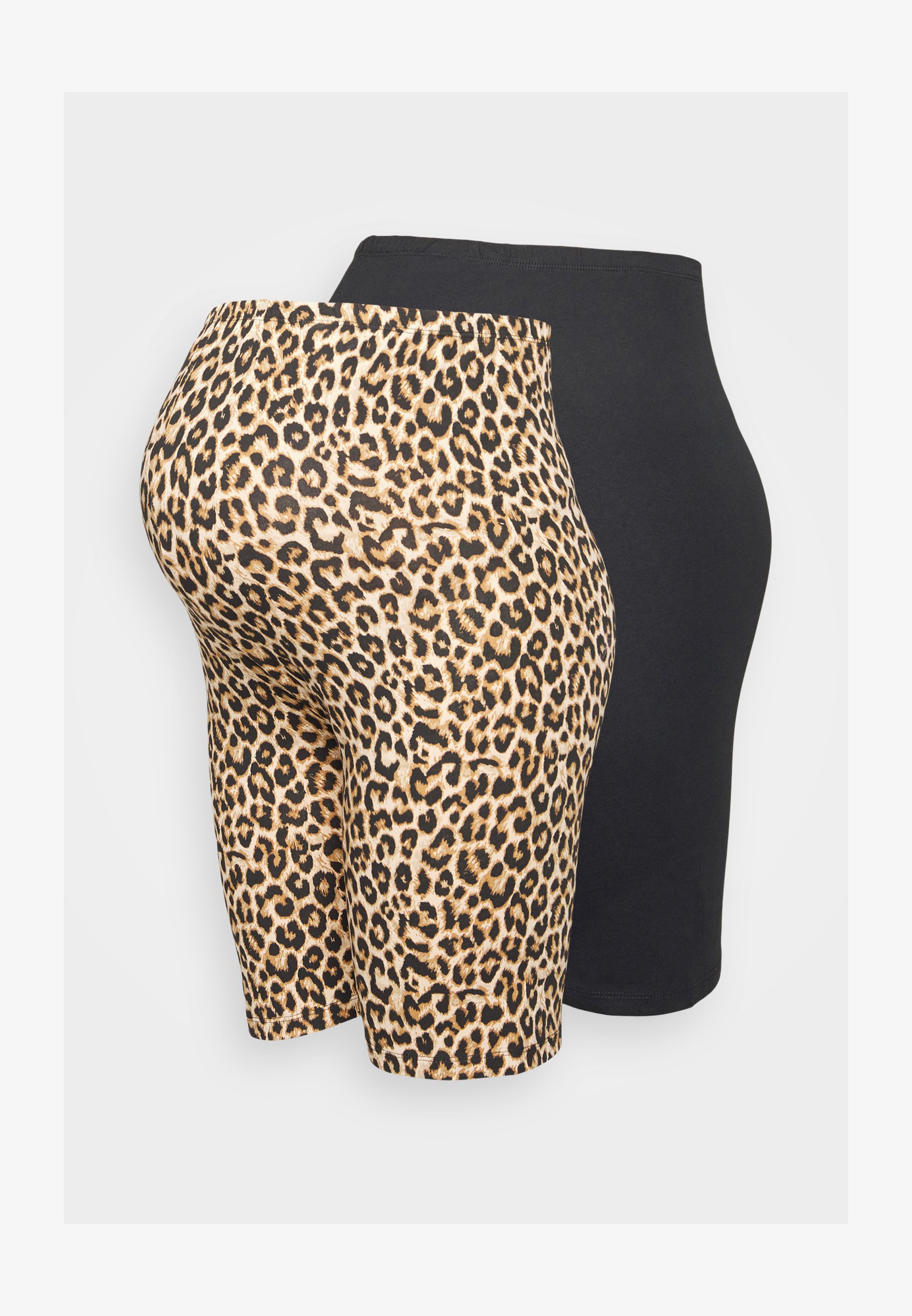 Mamalicious Curve 2in1 Shorts black/brown - Main Image