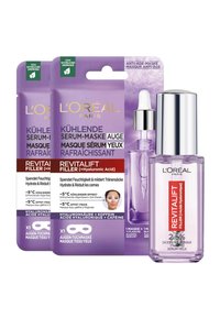 L'Oréal Paris RITUEL SOINS YEUX ANTI-RIDES ACIDE HYALURONIQUE : 1 SÉRUM YEUX + 2 MASQUES TISSUS YEUX - Masque visage - n a