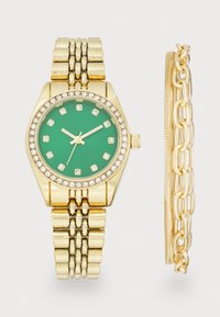 SET - Watch - gold-coloured/green