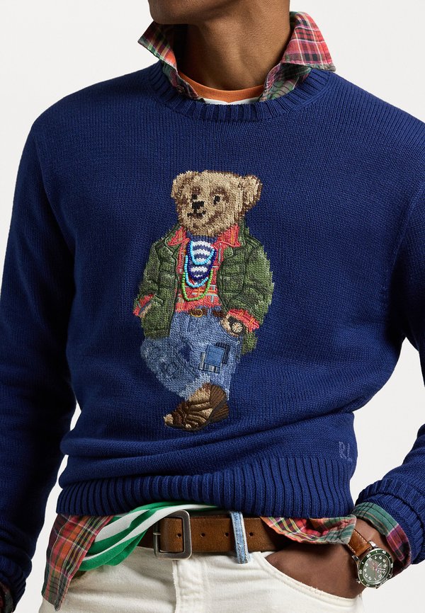 POLO BEAR COTTON SWEATER - Jumper - freshwater tahiti bear4