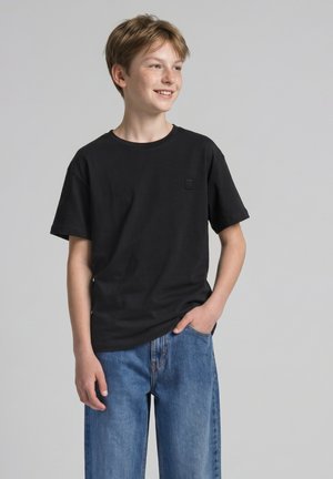 TOM TAILOR, T-shirts basic - heavy black