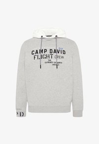 Camp David MIT LOGO-STICKEREIEN Kapuzenpullover granite