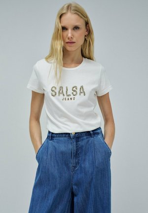 Camiseta estampada - perle