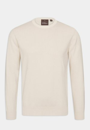 Oscar Jacobson VALTER ROUNDNECK - Jumper - creme white