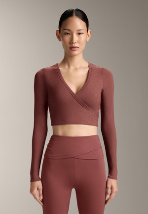 COMFORTLUX CROSSOVER TANK - Bluză cu mânecă lungă - brown