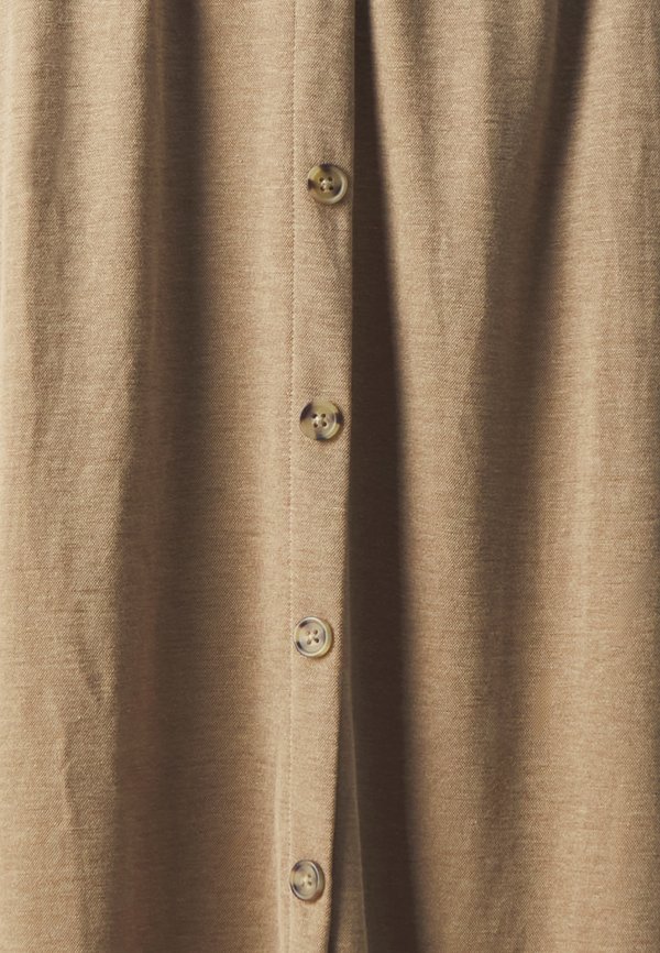 JDYBIRDIE MIDI BUTTON SKIRT - A-line skirt - malt ball melange4