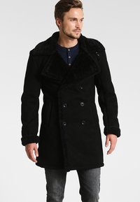 INDICODE JEANS - JOVANI - Short coat - black Thumbnail Image 1