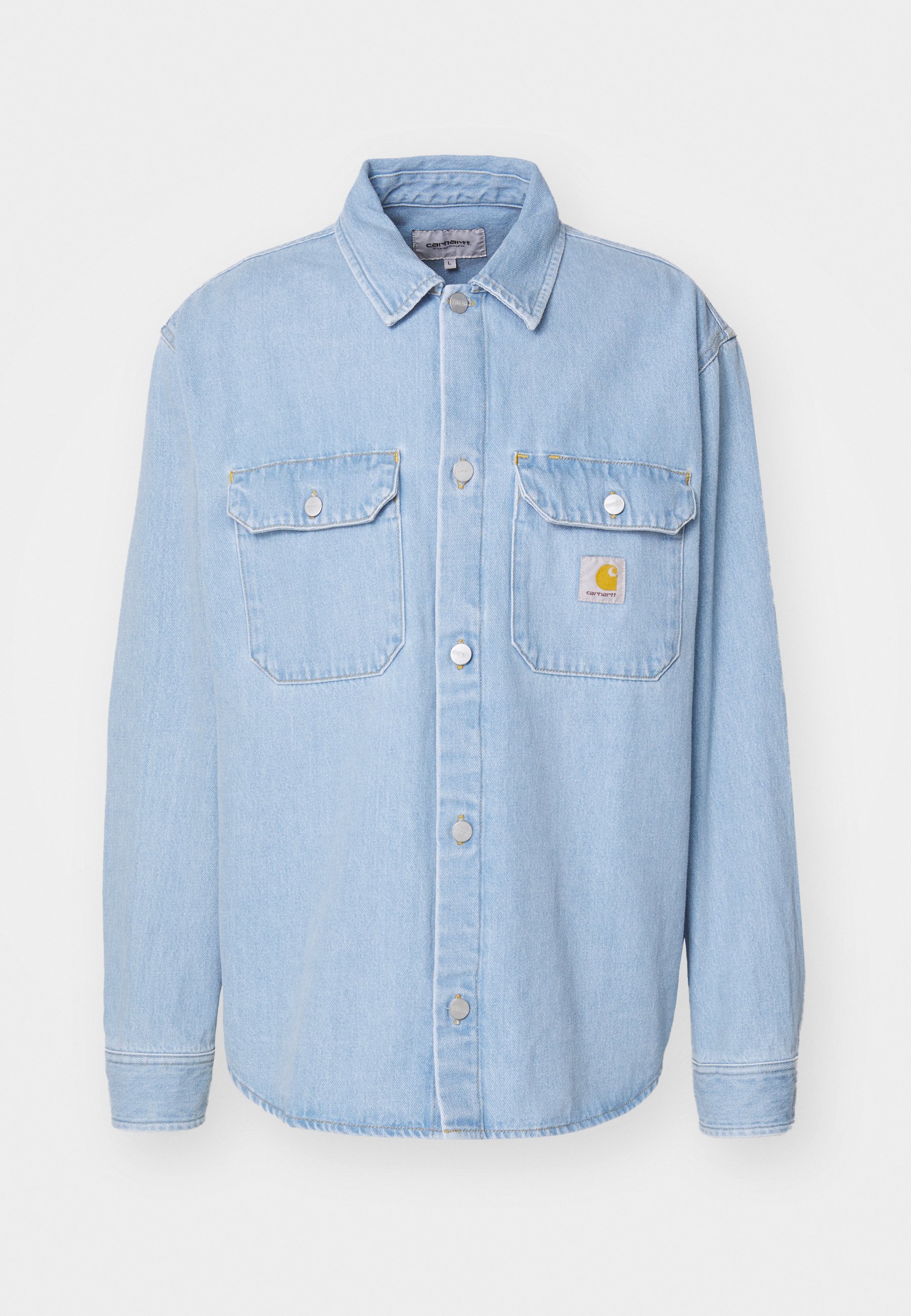 Carhartt WIP HARVEY SHIRT - Denim jacket - blue stone bleached