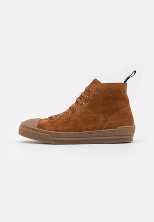 COURT MID TOP - High-top trainers - tan