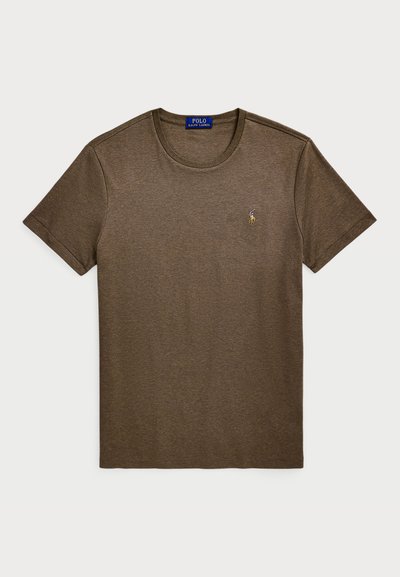 Polo Ralph Lauren CUSTOM SLIM FIT SOFT COTTON T-SHIRT - Lihtne T-särk - cedar heather