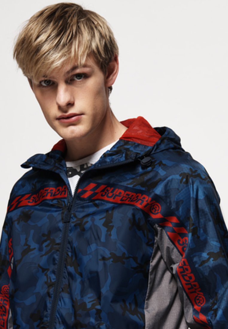 royal blue waterproof jacket