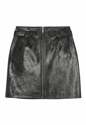 The Kooples A-line skirt - black stone