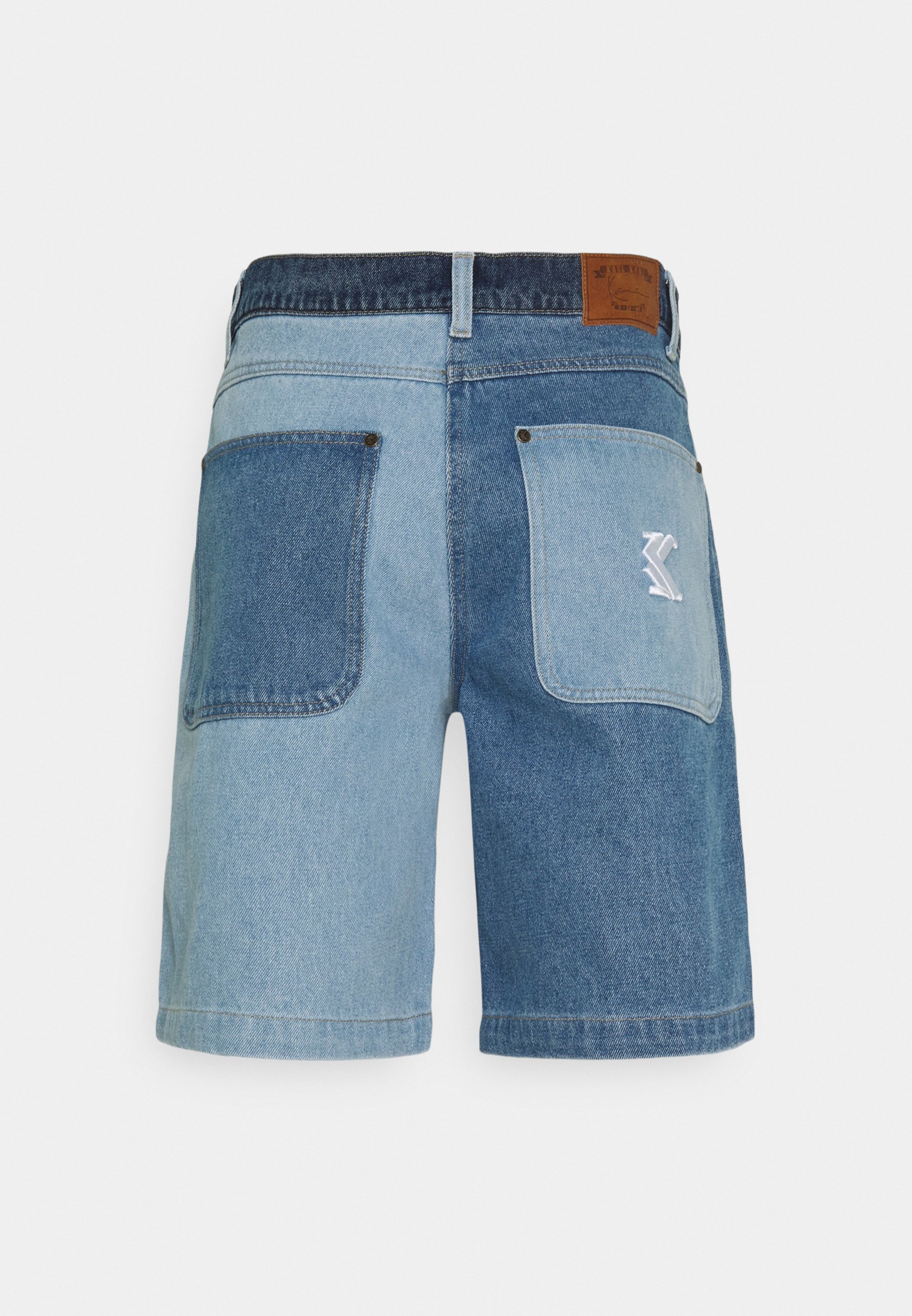Karl Kani BLOCK UNISEX - Džinsiniai šortai - blue/mėlyna - Zalando.lt