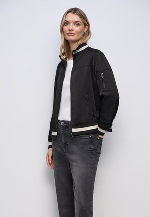 Street One MIT COLLEGEDETAILS - Bomberjacke - schwarz