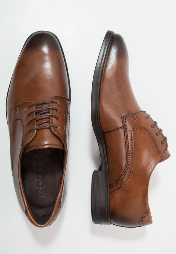 MELBOURNE - Smart lace-ups - amber the natural4