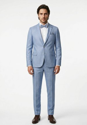 Real Guys, SET BESTEHEND AUS FLIEGE UND EINSTECKTUCH - Einstecktuch - blau
