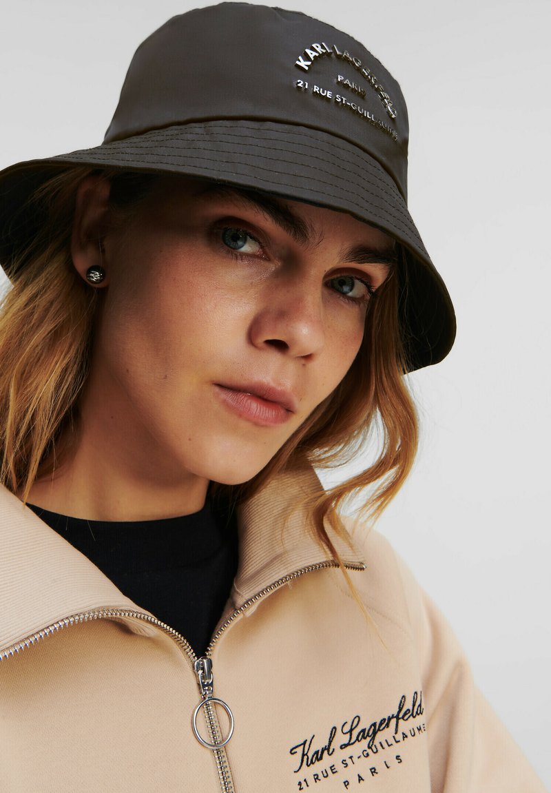 KARL LAGERFELD RUE STGUILLAUME BUCKET Hoed black/zwart Zalando.nl