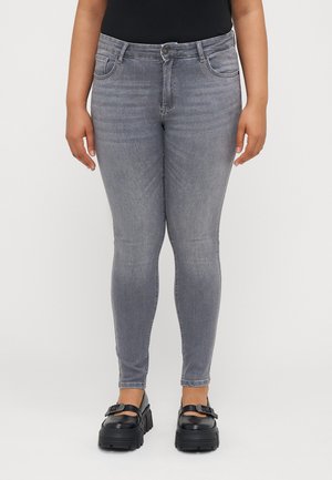 CARWILLY RHINESTONE  - Jeans Skinny Fit - dark grey denim