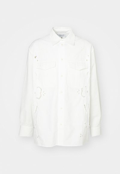 MARINE SERRE UPCYCLED HOUSEHOLD TWIN POCKET UNISEX - Blusa - off white