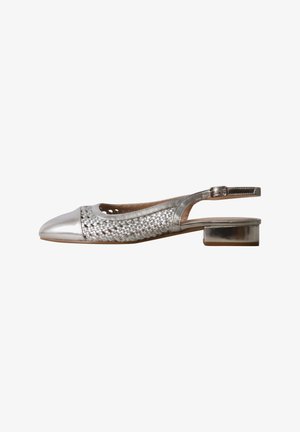 Poti Pati ESCARPINS À BRIDES POTI PATI - Ballerines à brides arrière - argent silver