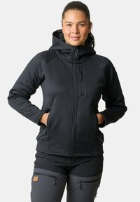 Swedemount - LOFOTEN TECH STRETCH - Zip-up sweatshirt - black Thumbnail Image 1