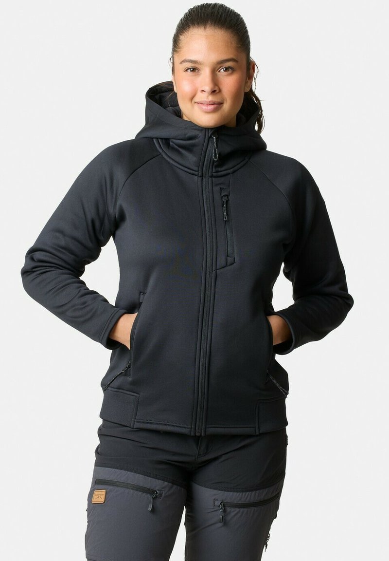 Swedemount - LOFOTEN TECH STRETCH - Zip-up sweatshirt - black, Enlarge