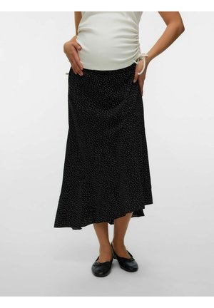 MAMALICIOUS ROCK HOHE TAILLE KURZER ROCK - Jupe trapèze - black