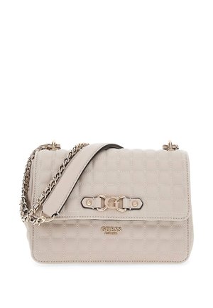 GESTEPPTE MINI-UMHÄNGE NADIRA - Geantă crossbody - beige