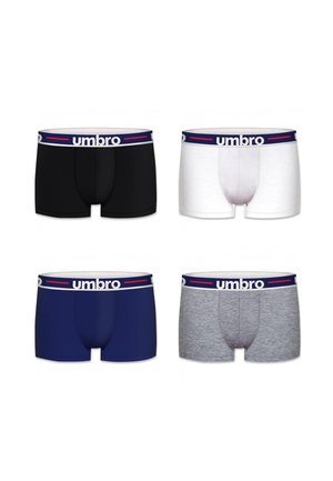 4 PACK PLAIN - Shorty - noir bleu indigo blanc gris