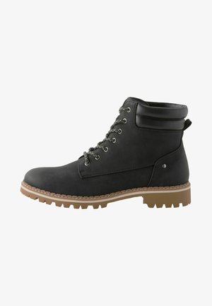 FOREVER COMFORT  - Členkové šnurovacie čižmy - mottled black