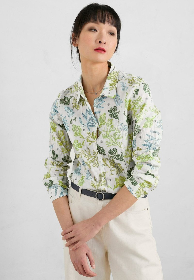 Seasalt Cornwall LARISSA Overhemdblouse carved seaweed chalk/crème