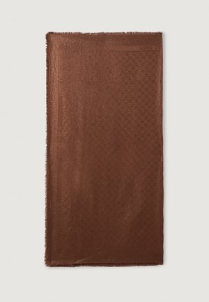 MONOGRAM LUREX SCARF - Huivi - friar brown