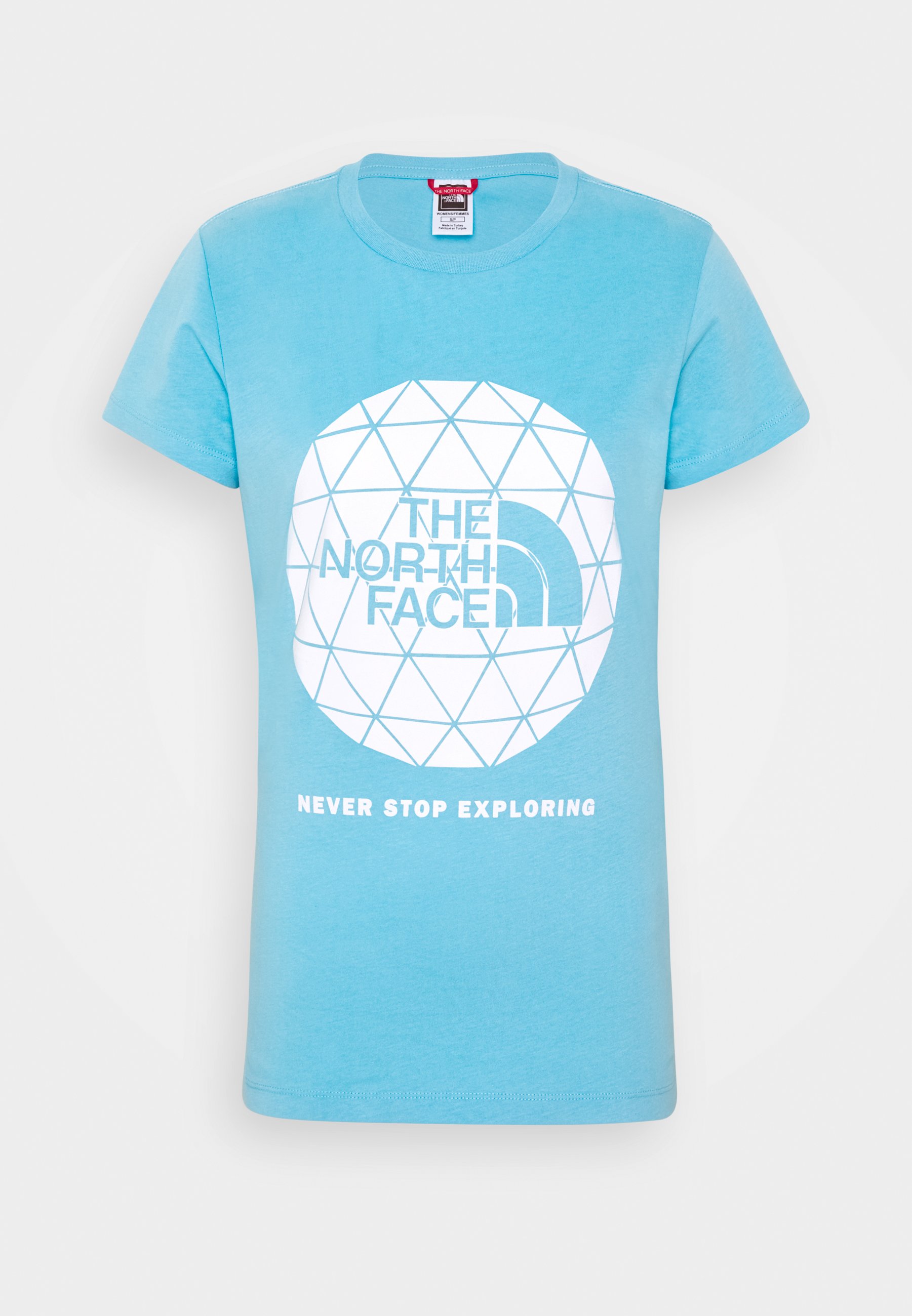 The North Face GEODOME TEE T shirts med print ethereal The North Face GEODOME TEE - T-shirts med print - ethereal blue