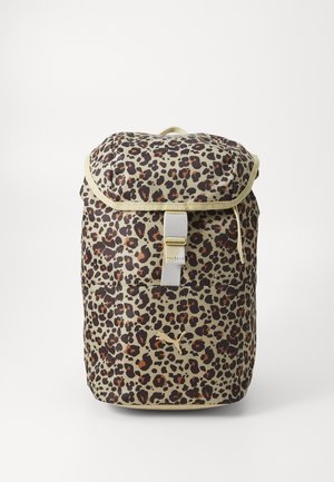 POP SMALL BACKPACK - Rygsække - toasted almond/animal aop