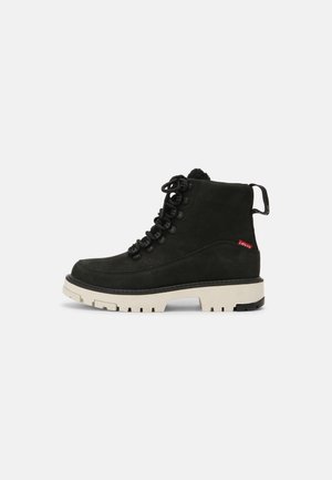 SOLVI - Lace-up ankle boots - regular black
