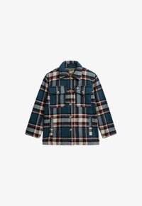 Niet geselecteerd, petrol blue check