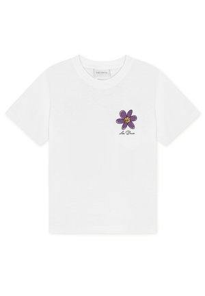 Les Deux, FLOWER UNISEX - T-shirt con stampa - white