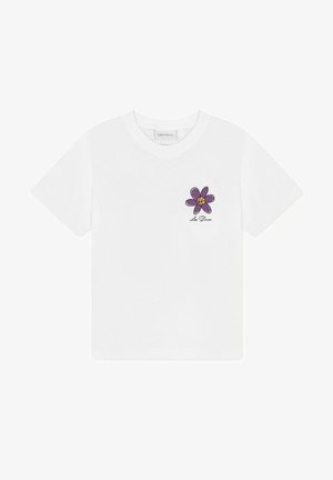 Les Deux, FLOWER UNISEX - T-shirt con stampa - white