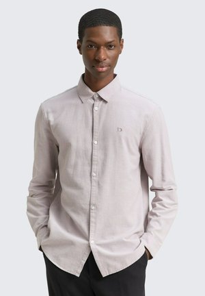 REGULAR FIT MIT LOGO - Hemd - grey oxford