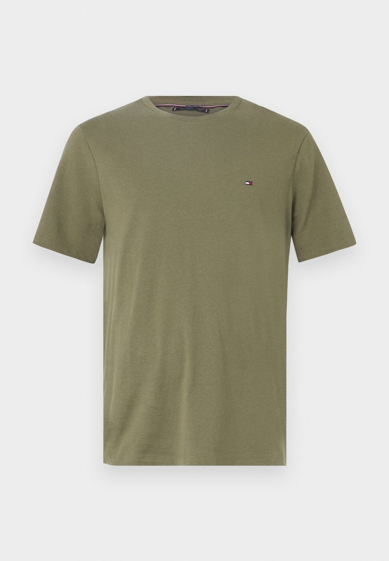 Tommy Hilfiger T-shirt basic donkergroen Tommy Hilfiger T-shirt basic donkergroen