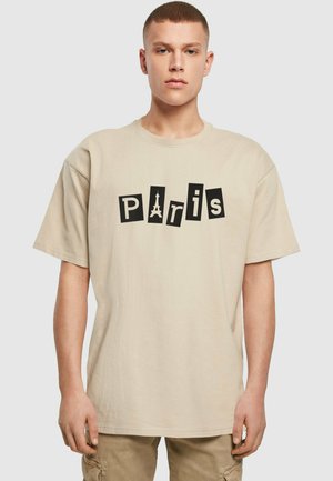 Merchcode PARIS - T-shirts med print - wet sand