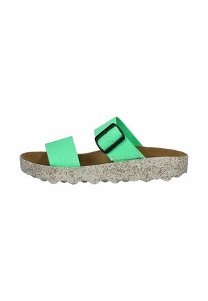 Mules - fluor lemon