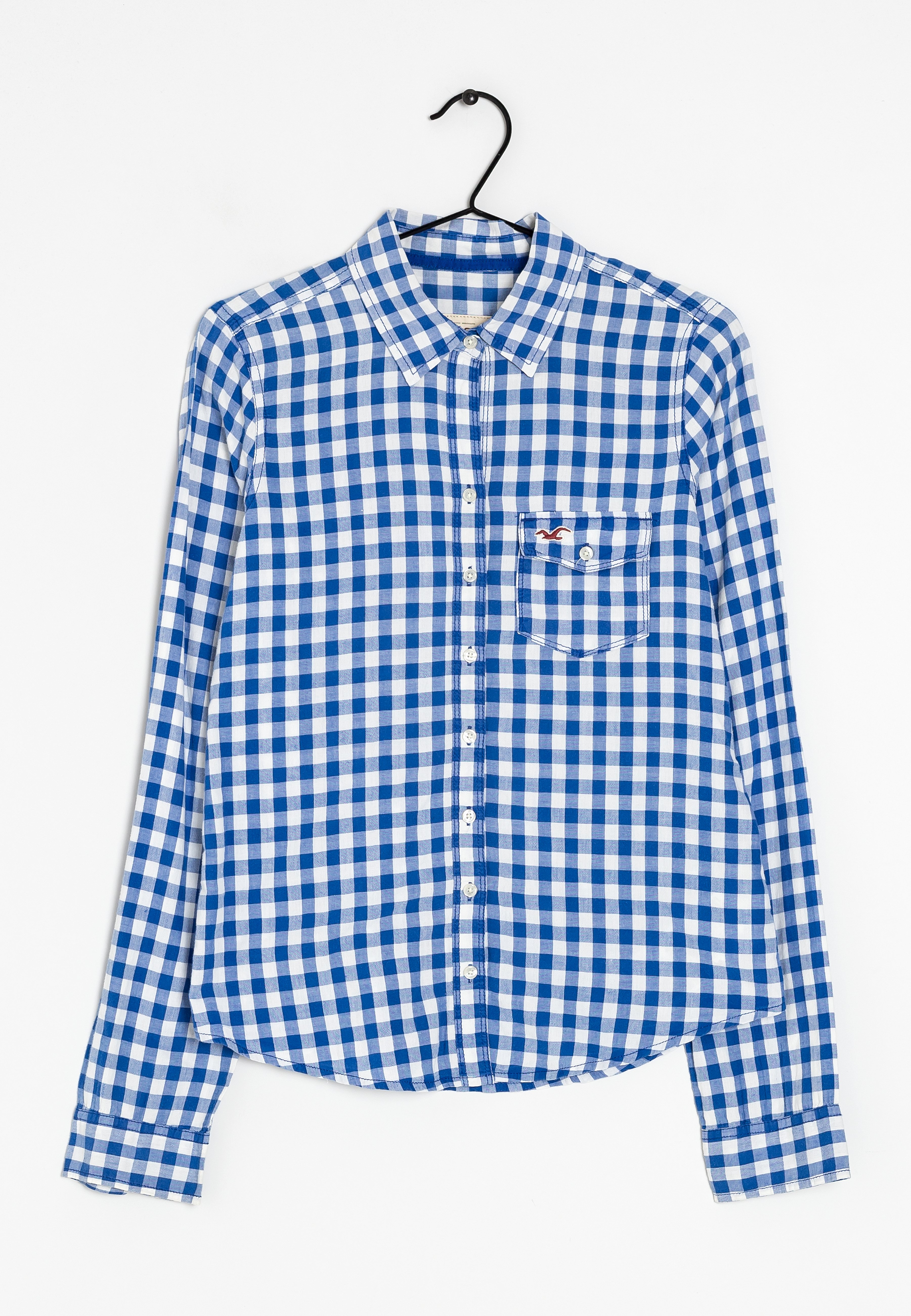 Hollister blue and white shirt Clearance