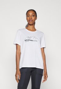 Peak Performance EXPLORE GRAPHIC TEE - T-Shirt print - white