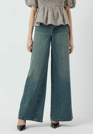 YASSIVA - Flared Jeans - medium blue denim