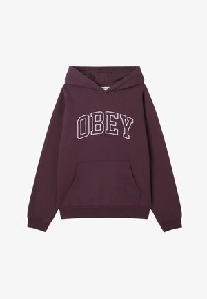 Obey Clothing COLLEGIATE EXTRA HEAVY - Felpa con cappuccio - viola
