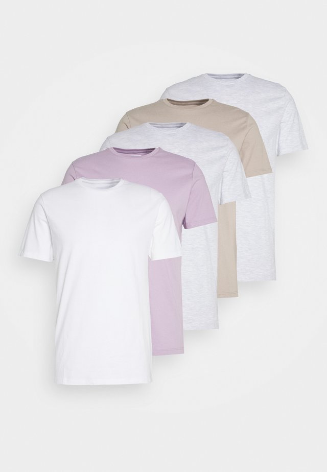 TEE 5 PACK - T-shirt basic - multicoloured