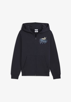 Majica s kapuljačom i patentnim zatvaračem - new navy
