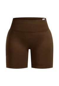 Smilodox EDINA SEAMLESS SCRUNCH - Leggings - braun