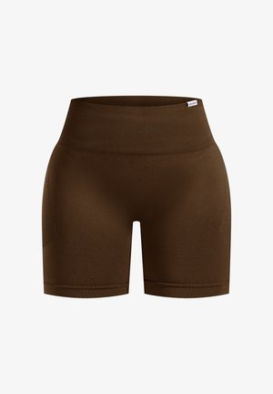 Smilodox EDINA SEAMLESS SCRUNCH - Leggings - braun